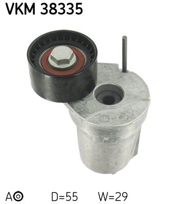 Rolka napinacza, pasek klinowy wielorowkowy SKF VKM 38335