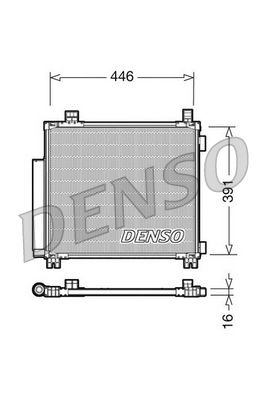 Skraplacz, klimatyzacja DENSO DCN50045