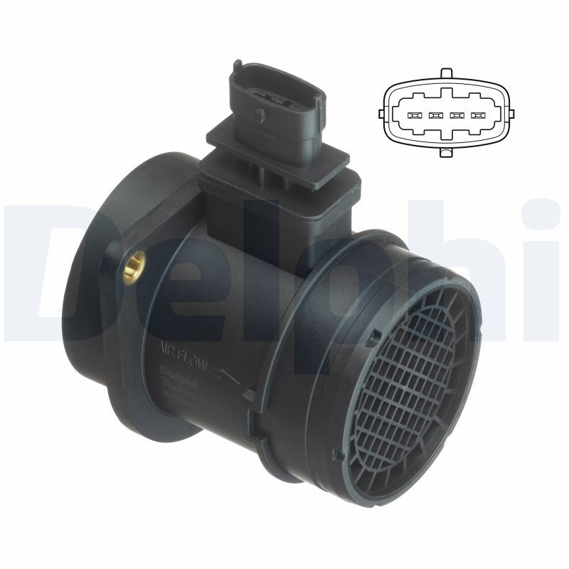 Przepływomierz masowy powietrza DELPHI af10399-12b1