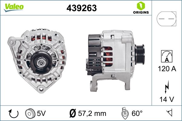Alternator VALEO 439263
