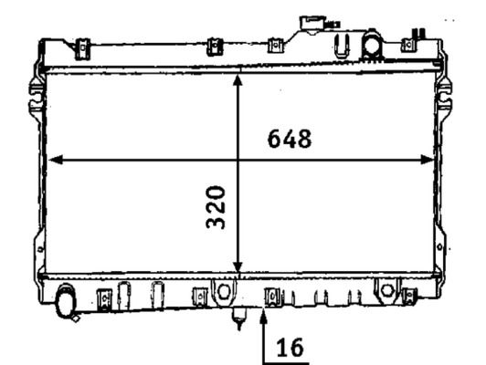 Chłodnica, układ chłodzenia silnika MAHLE cr 185 000s