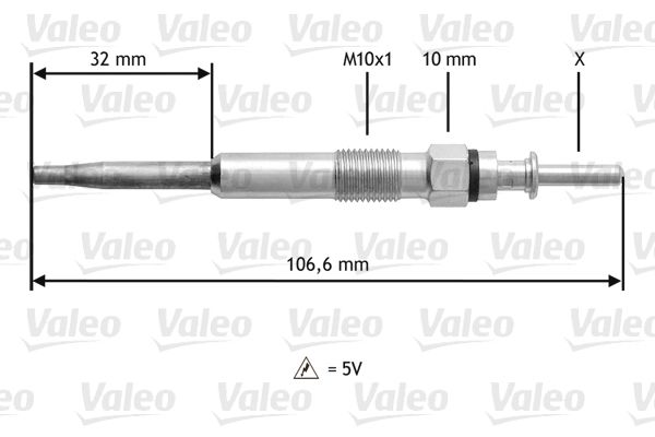 Świeca żarowa VALEO 345134