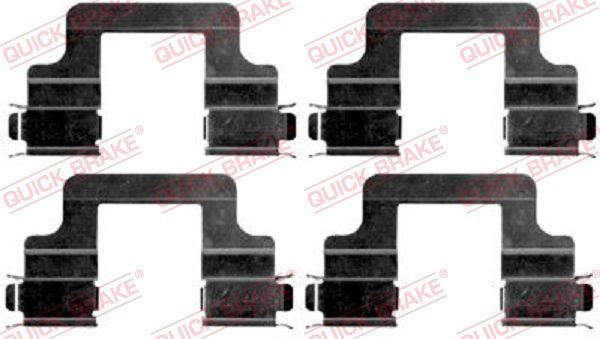 Zestaw akcesoriów, klocki hamulcowe QUICK BRAKE 109-1679