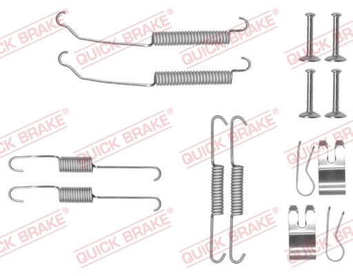 Zestaw akcesoriów, szczęki hamulcowe QUICK BRAKE 105-0882