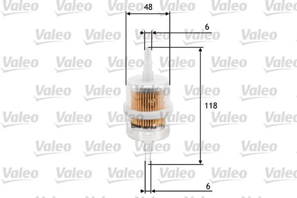 Filtr paliwa VALEO 587005