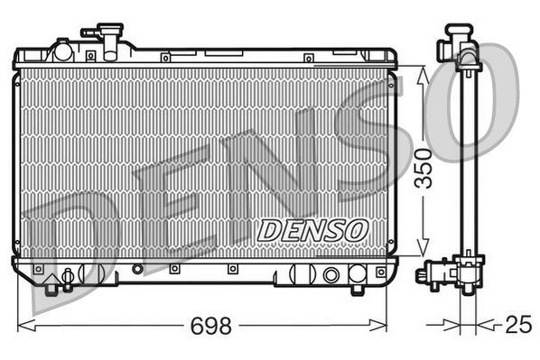 Chłodnica, układ chłodzenia silnika DENSO DRM50020
