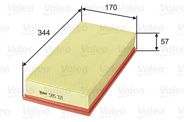 Filtr powietrza VALEO 585321