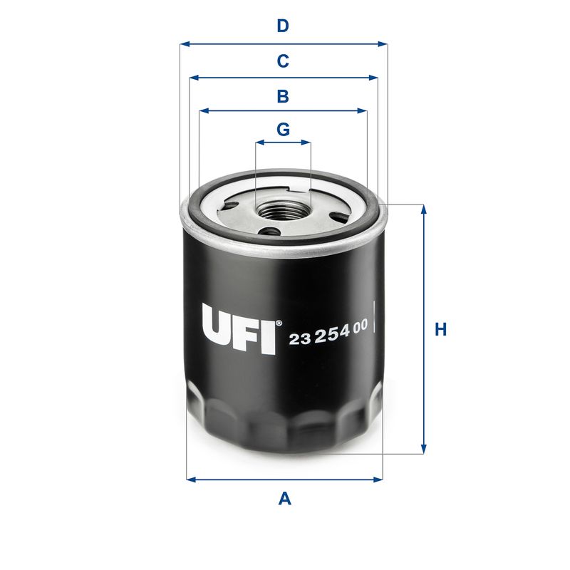 Filtr oleju UFI 23.254.00
