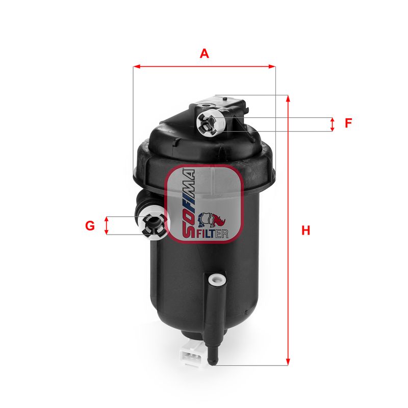 Filtr paliwa SOFIMA S 5143 GC