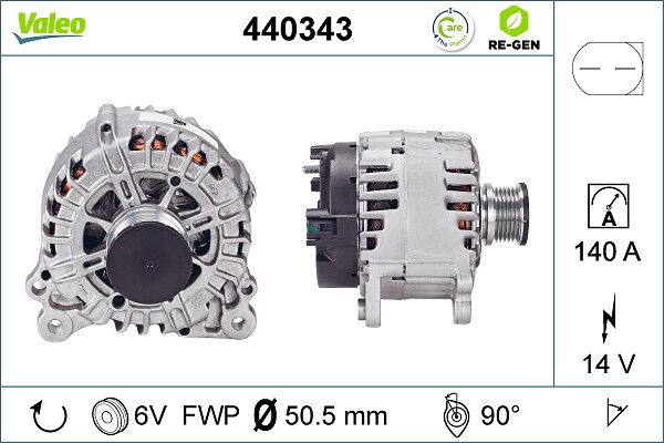 Alternator VALEO 440343