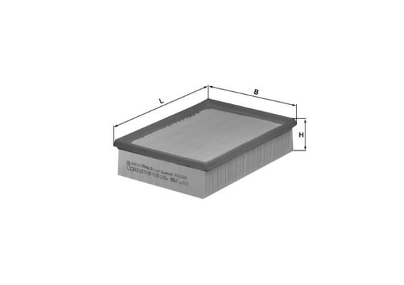 Filtr powietrza KNECHT LX 343