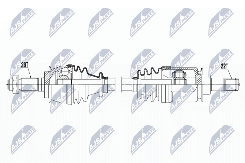 Wał napędowy NTY NPW-BM-119