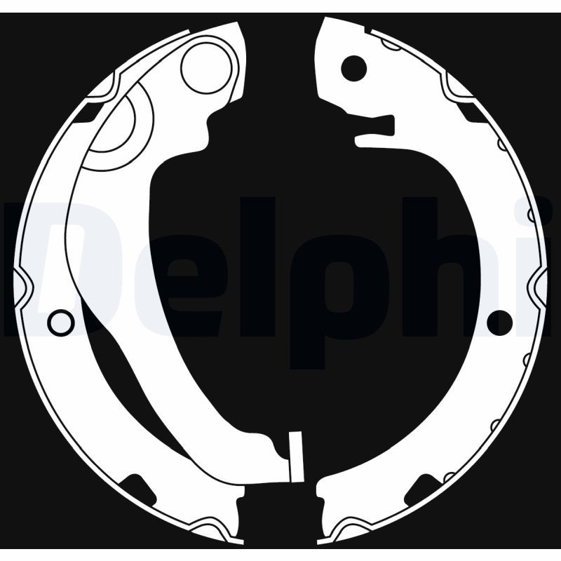 Zestaw szczęk hamulcowych DELPHI LS2020