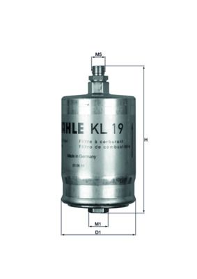 Filtr paliwa KNECHT KL 19
