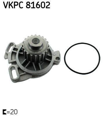 Pompa wody, chłodzenie silnika SKF VKPC 81602