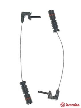 Styk ostrzegawczy, zużycie okładzin hamulcowych BREMBO A 00 285