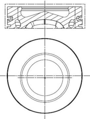Tłok MAHLE 028PI00140000