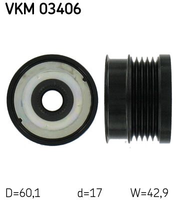 Alternator - sprzęgło jednokierunkowe SKF VKM03406