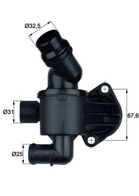 Termostat, płyn chłodzący MAHLE TI3487