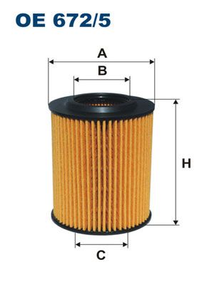 Filtr oleju FILTRON oe 672/5