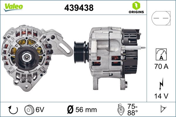 Alternator VALEO 439438