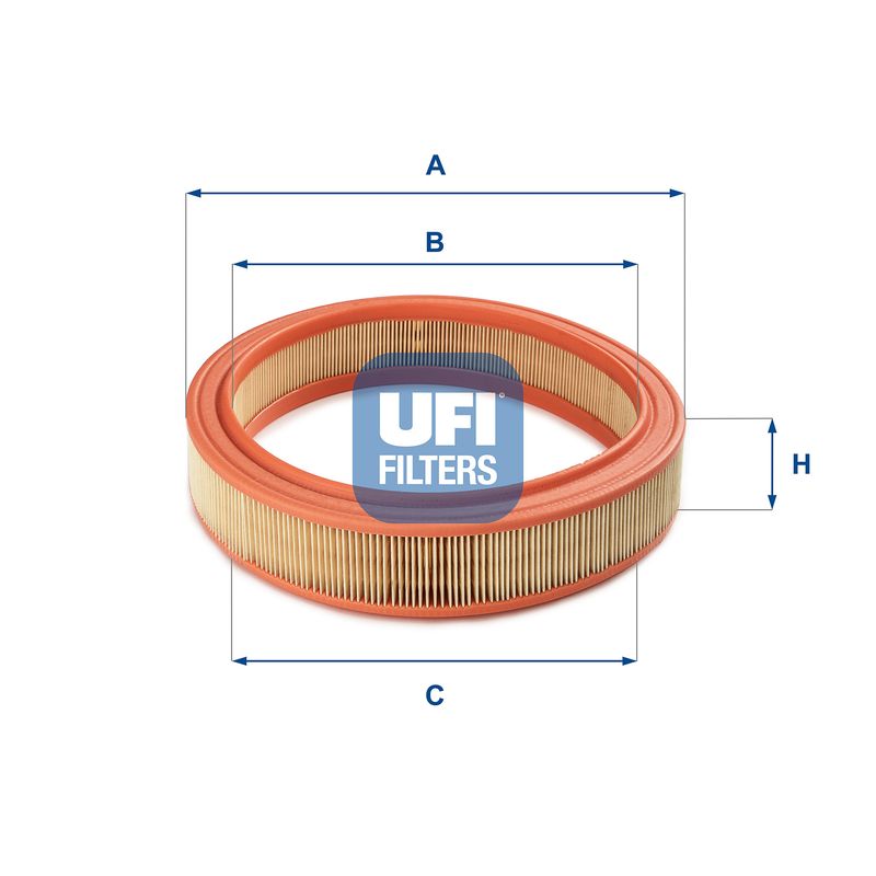 Filtr powietrza UFI 30.038.01