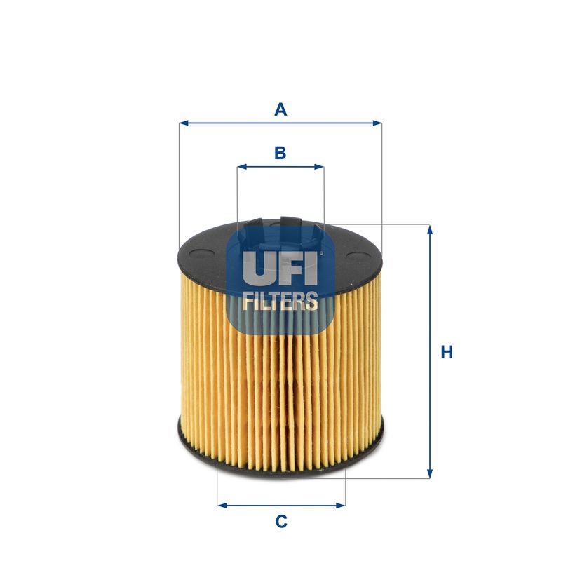 Filtr oleju UFI 25.047.00