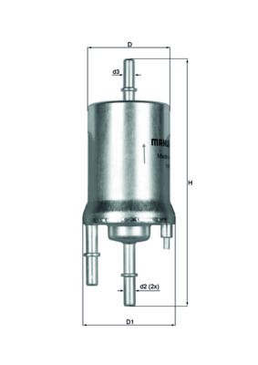 Filtr paliwa MAHLE KL156/1
