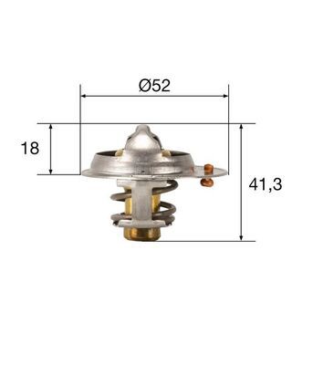 Termostat, płyn chłodzący MAHLE TX8582
