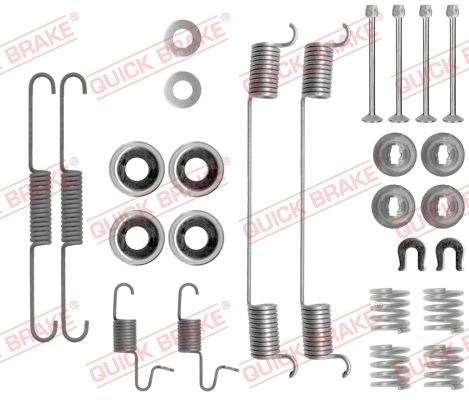 Zestaw akcesoriów, szczęki hamulcowe QUICK BRAKE 105-0818