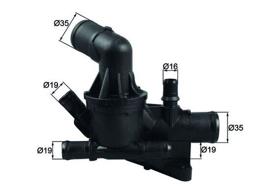 Termostat, płyn chłodzący MAHLE TH 54 80