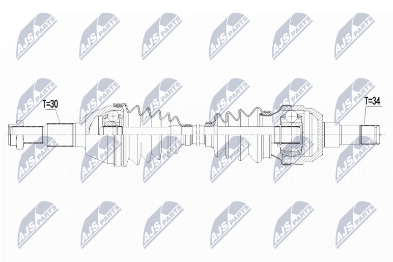 Wał napędowy NTY NPW-PL-085