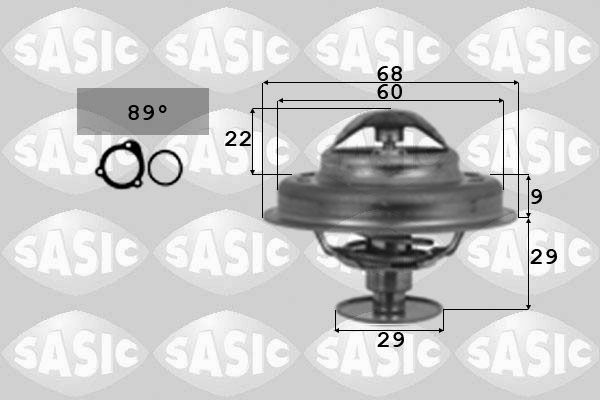 Termostat, płyn chłodzący SASIC 338.1041