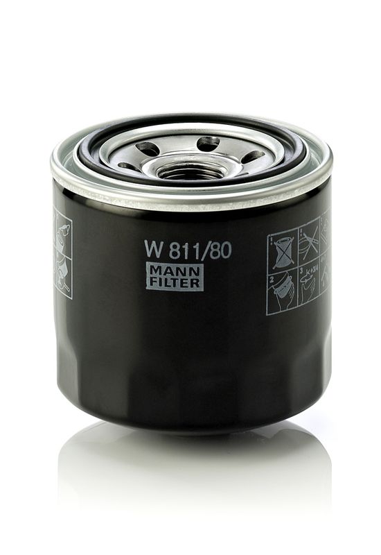 Filtr oleju MANN-FILTER w 811/80
