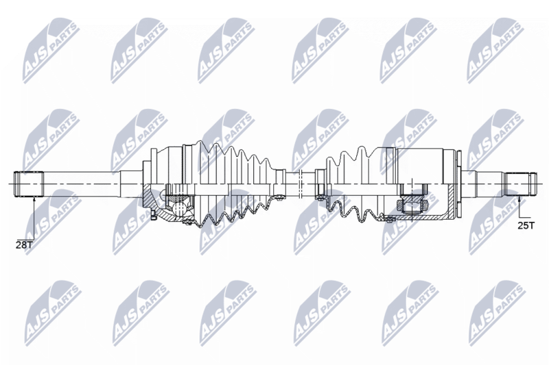 Wał napędowy NTY NPW-MS-057