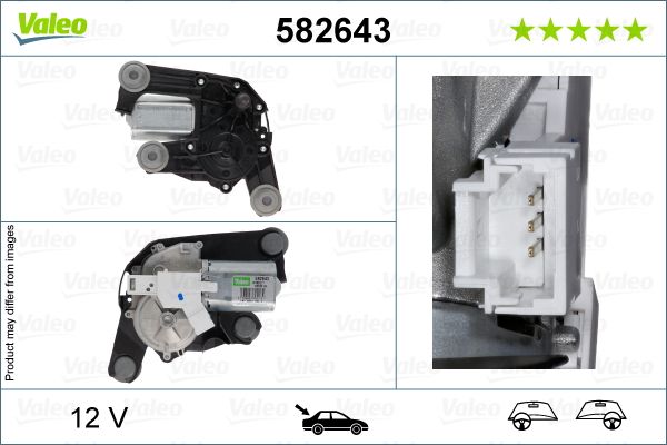 Silnik wycieraczek VALEO 582643