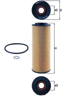 Filtr oleju KNECHT OX 775D