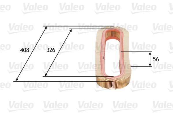 Filtr powietrza VALEO 585667