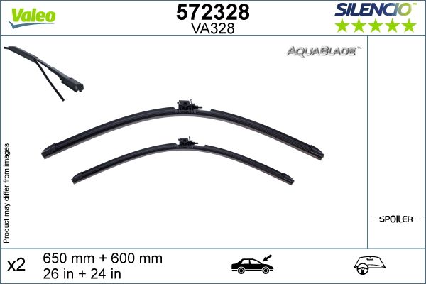 Pióro wycieraczki VALEO 572328