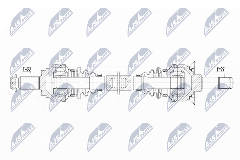 Wał napędowy NTY NPW-BM-101