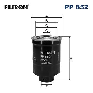 Filtr paliwa FILTRON pp 852