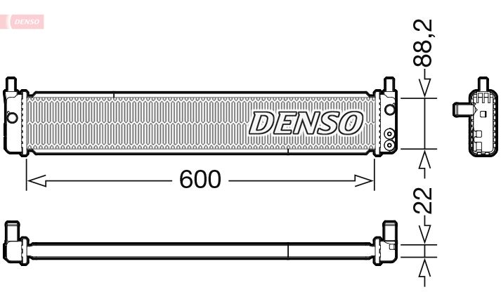 Chłodnica, układ chłodzenia silnika DENSO DRM50135