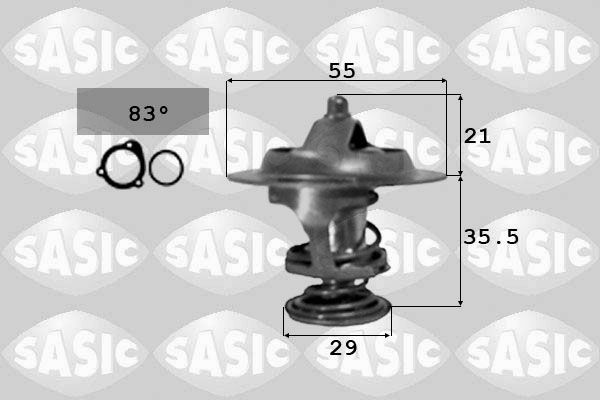 Termostat, płyn chłodzący SASIC 3381231