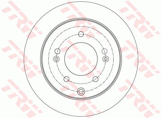 Tarcza hamulcowa TRW DF7819