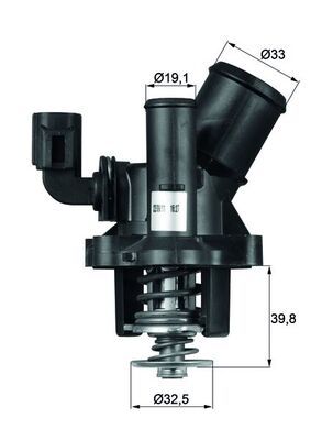 Termostat, płyn chłodzący MAHLE TM1798S