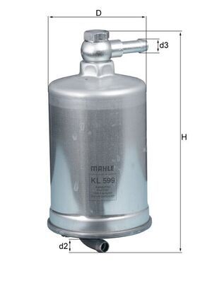 Filtr paliwa MAHLE KL599