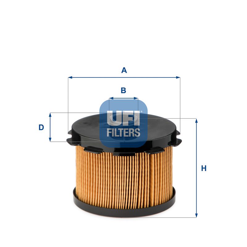 Filtr paliwa UFI 26.688.00