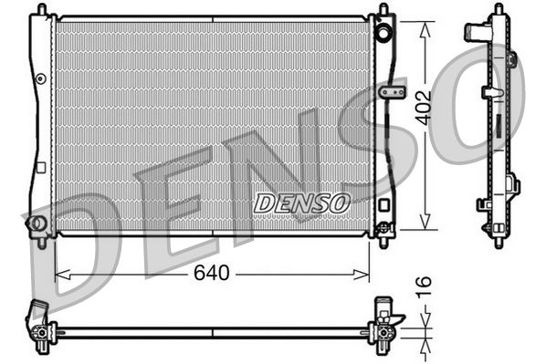 Chłodnica, układ chłodzenia silnika DENSO DRM45009