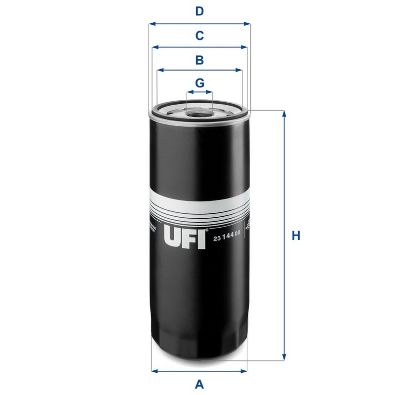 Filtr oleju UFI 23.144.00