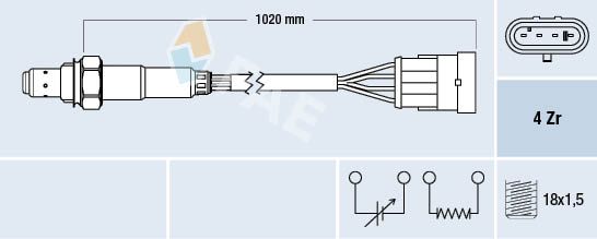 Sonda lambda FAE 77192